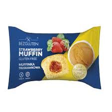 Bezglutēna zemeņu mafins, 60g