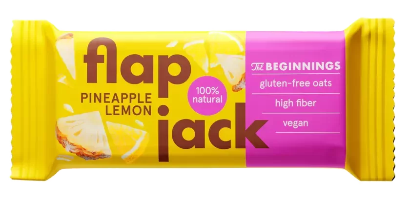 Batoniņš The BEGINNINGS FlapJack Ananasu, 60g