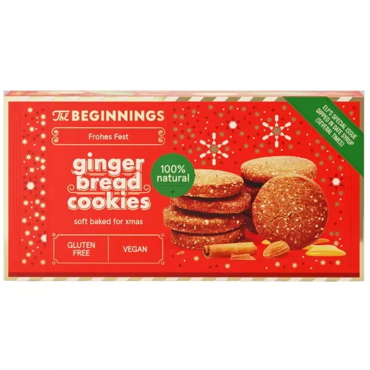 Безглютеновые миндальные печенья с вкусом имбиря, 80г