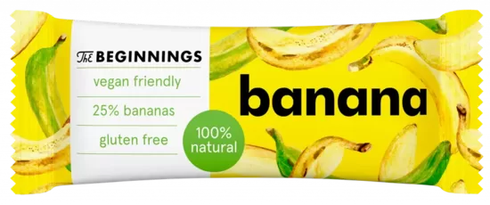 Batoniņš The BEGINNINGS Banānu, 40g