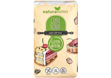  Kukurūzas milti NATURALISIMO bez glutēna 1kg