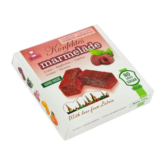 Bezglutēna aveņu marmelādes konfektes, 150g