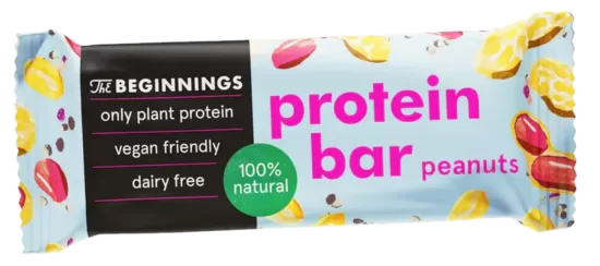 The BEGINNINGS Peanut Protein Bar, 40g