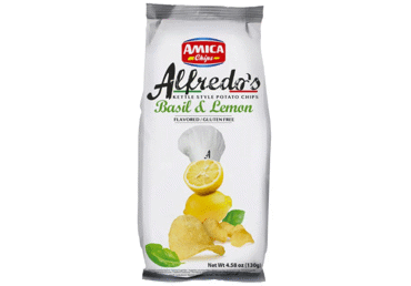  Čipsi ALFREDO'S citronu bazilika 130g