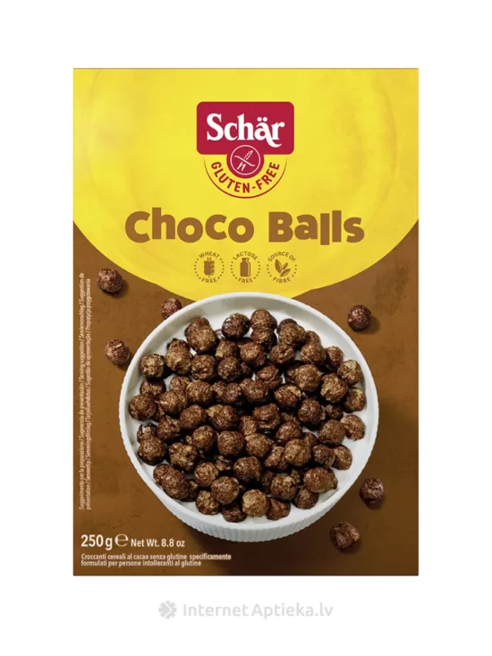 Schar Choco Balls bezglutēna pārslas ar kakao, 250 g