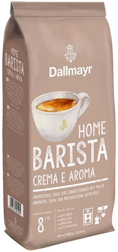 Dallmayr kafijas pupiņas Home Barista Crema e Aroma 1000G