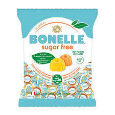 BONELLE gluten-free marmalade candies with mandarin and lemon flavour Mandarino e Limone, 90g