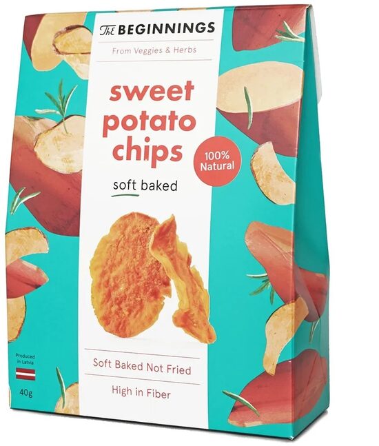 Сладкие картофельные чипсы The BEGINNINGS, 40г