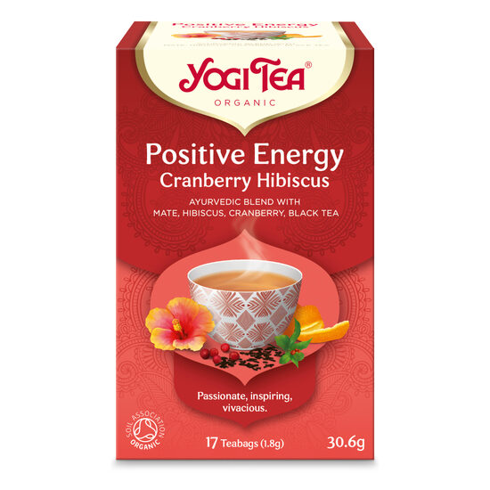 YOGI TEA Positive Energy Cranberry Hibiscus