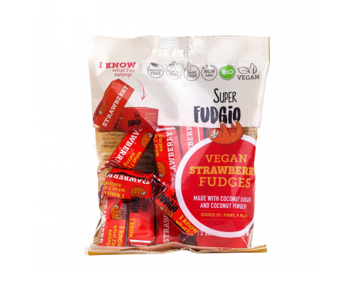 Безглютеновые конфеты с клубничным вкусом BIO, 150г