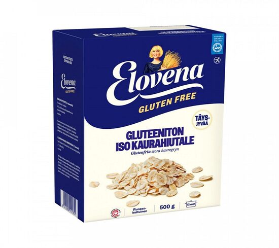Bezglutēna auzu pārslas Elovena,  500g