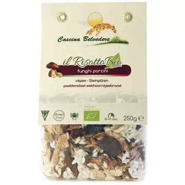 Bezglutēna risoto ar baravikām, ekoloģisks 250g