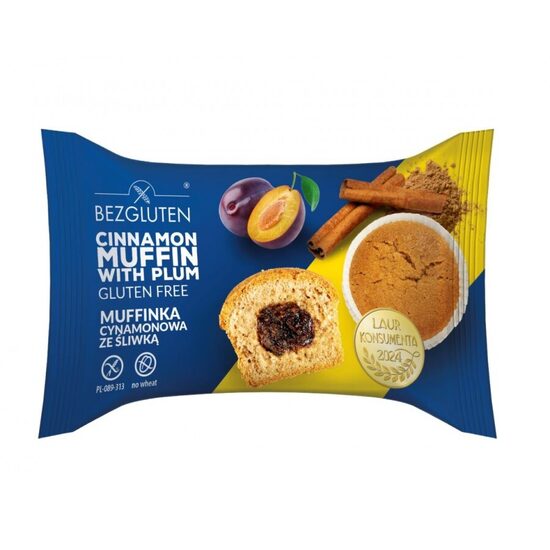 Bezglutēna kanēļa- plūmju mafins 60g