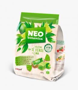 Gluten-free Neo Botanica jelly sweets with green tea and lime flavour, 150g