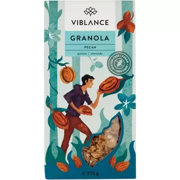 Bezglutēna Granola ar pekanriekstiem un mandelēm 275 g