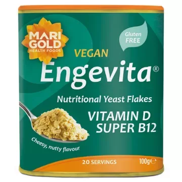 Bezglutēna rauga pārslas ar D vitamīnu Marigold 100g
