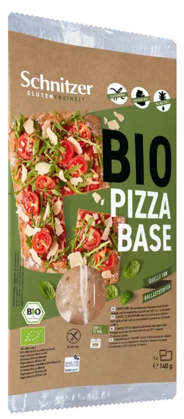 Schnitzer безглютеновая пицца, экологическая 140г