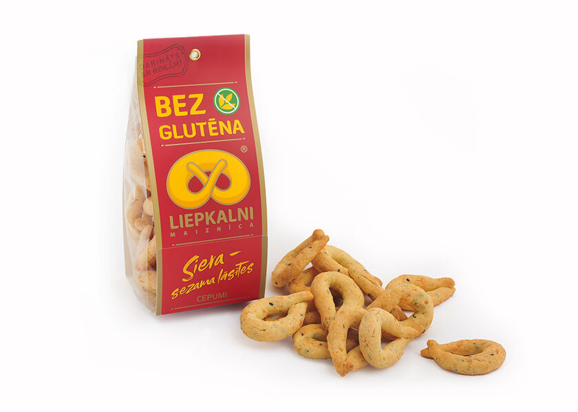 Gluten free cookies “Cheese-Sesame Drops” 100 g