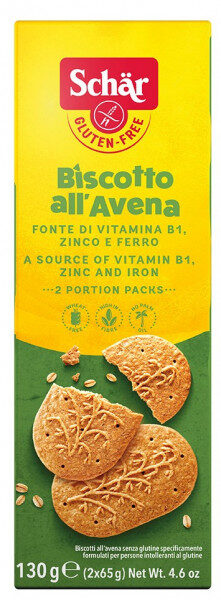 Schär Avena gluten-free oat biscuits, 130 g
