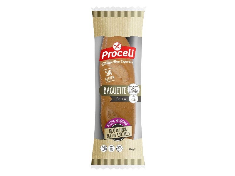 Gluten-free Baguette Rustica, 120 g