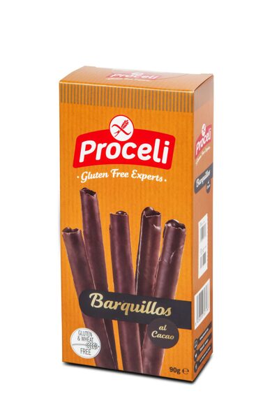 Bezglutēna vafeļu standziņas šokolādē, 90 g.