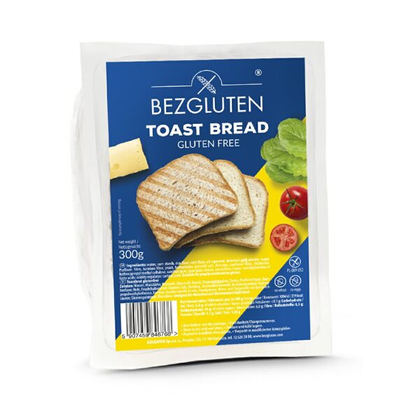 Gluten free toast bread, 300 g.