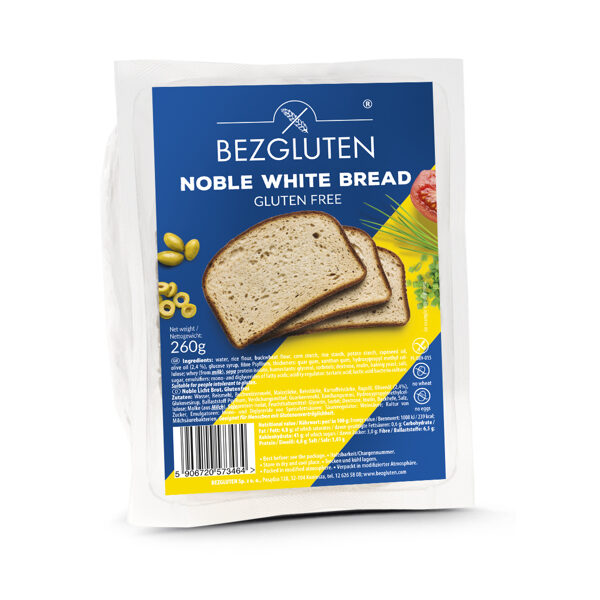 Bezglutēna Kungu gaišā maize, 260 g. 