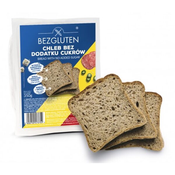 NEW!Gluten free bread without sugar, 350 g.