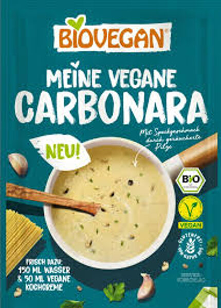 Gluten-free vegan Carbonara sauce mix BIOVEGAN, 27g 