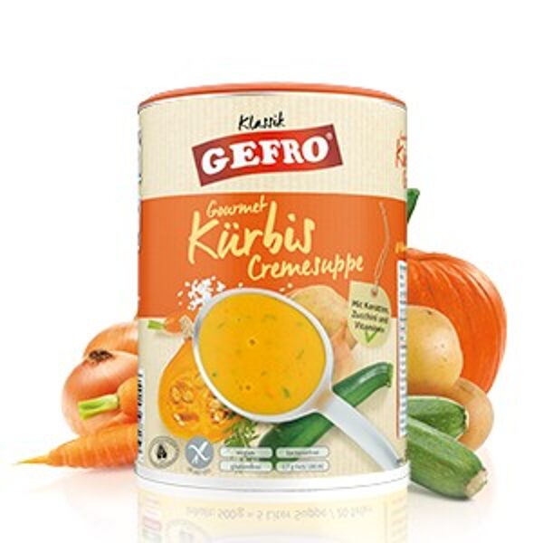 Gluten-free gourmet pumpkin cream soup, 250 g.