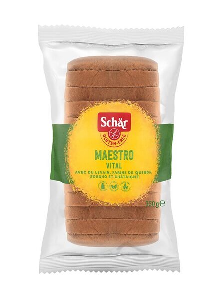 Schär gluten-free Maestro Vital fibre-rich healthy bread, 350 g