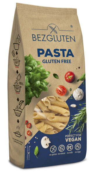 Gluten free pasta "Penne" with buckwheat flour, 350 g.