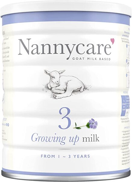 НОВИНКА! Полноценный напиток на основе козьего молока для детей от 12 месяцев до 3 лет Nannycare, без глютена, 900 г