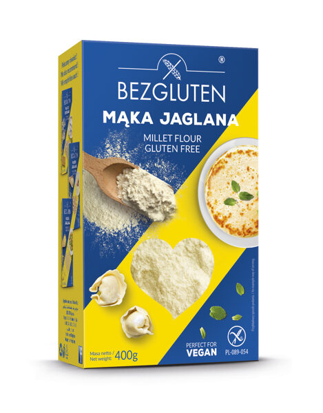 Bezglutēna prosas milti, 400 g.