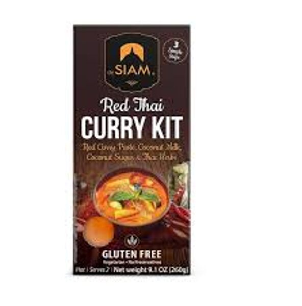 Безглютеновый набор deSIAM Red Thai Curry с красным карри, 260г