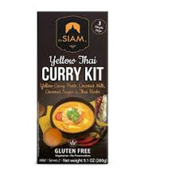 Безглютеновый набор deSIAM Yellow Thai Curry с желтым карри, 260г