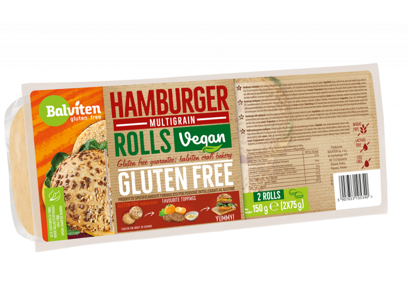 Hamburgera maizīte BALVITEN bez glutēna, (2x70g),140g