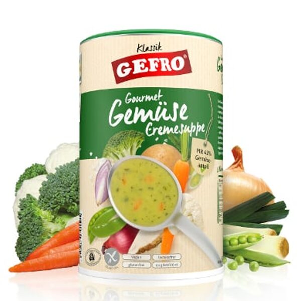 Gluten free Gourmet vegetable cream soup, 300 g.