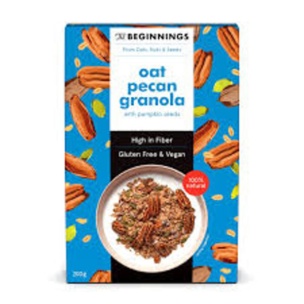 Gluten-free Granola THE BEGINNINGS Oat Pecan, 200g