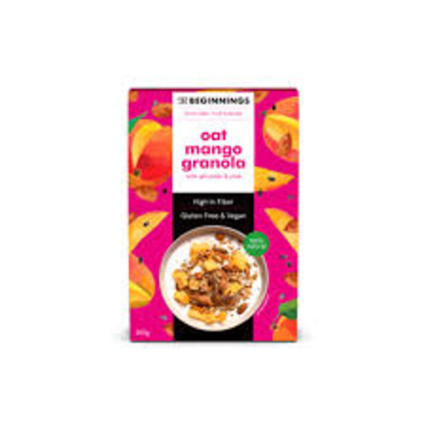 Gluten-free Granola THE BEGINNINGS Oat mango, 200g