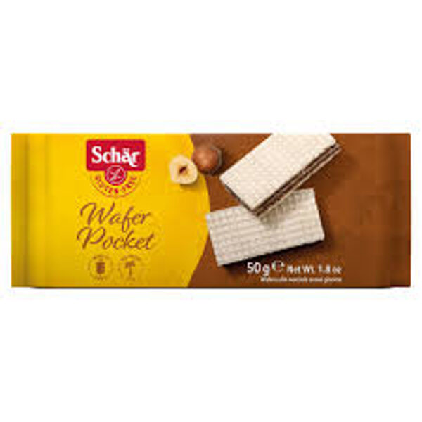 Schär Wafers Pocket bezglutēna lazdu riekstu vafeles, 50g