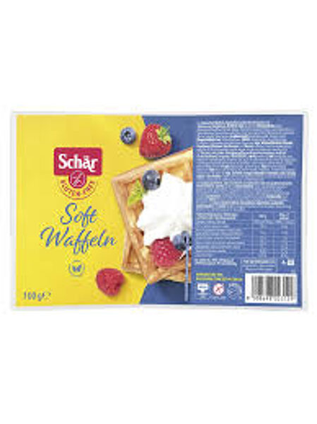 Schär Soft Waffeln bezglutēna mīkstās vafeles (4 gab), 100g