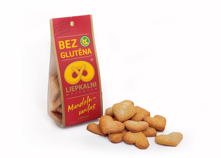 Gluten free almond - vanilla cookies 120 g