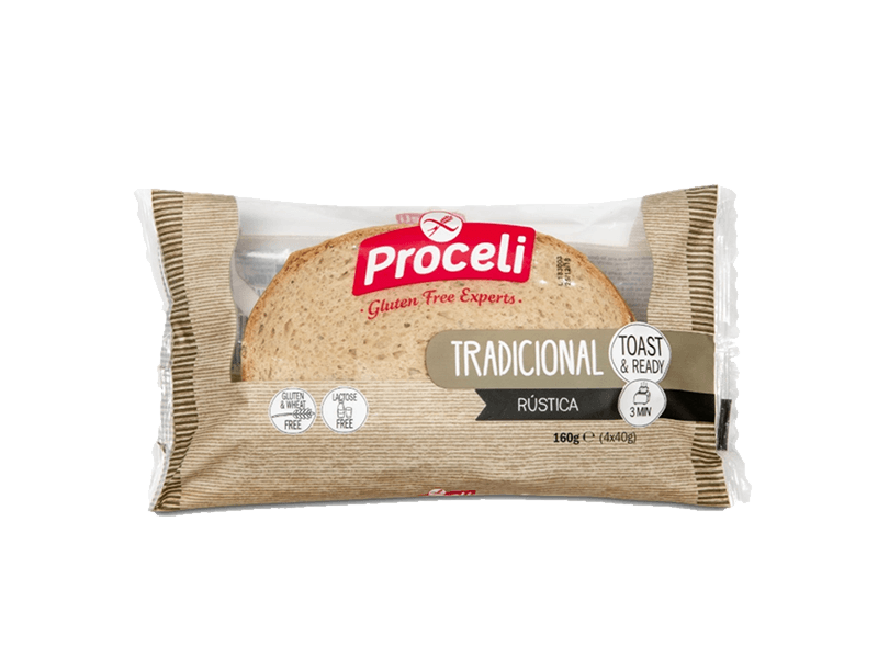 Gluten free tradicional bread, 160g (4 x 40g)
